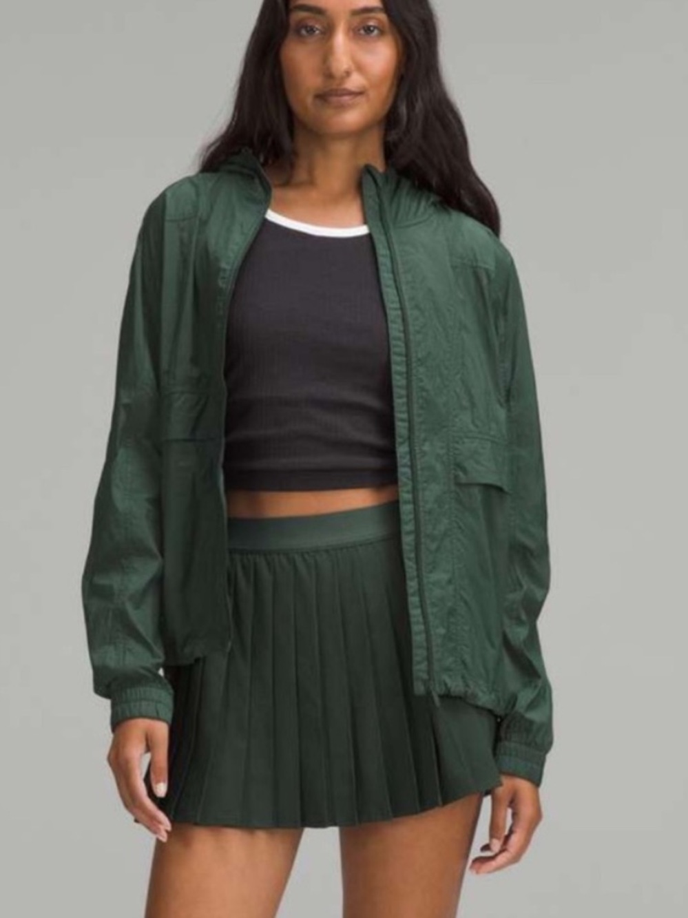 Lululemon High Rise Pleated Tennis Skirt Legacy Green Size 8 - Picture 2 of 9
